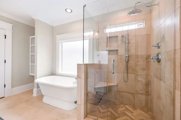 Shower and bath finishes - Dogwood Remodeling Fairfield County