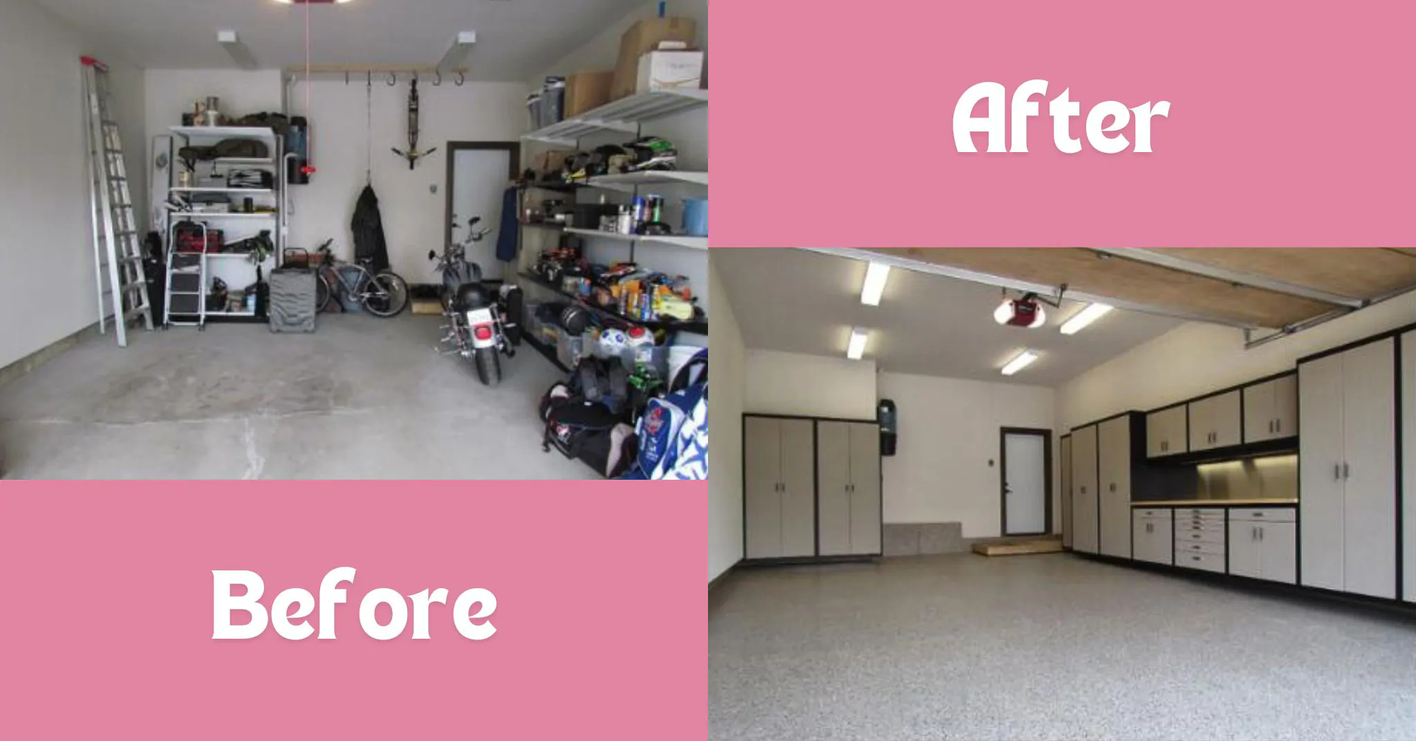 Garage Remodeling Before and After
