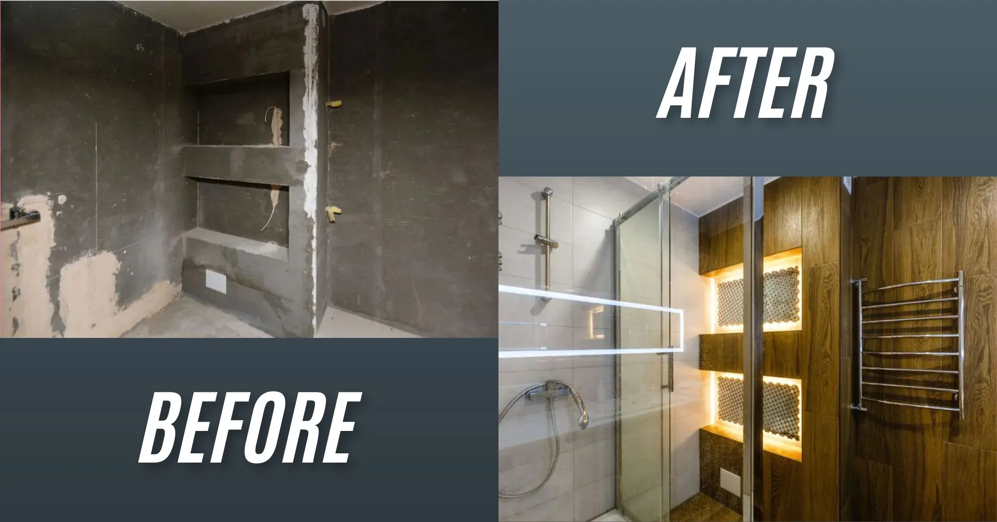 Bathroom Remodeling Services Before and After - Dogwood Remodeling Fairfield County
