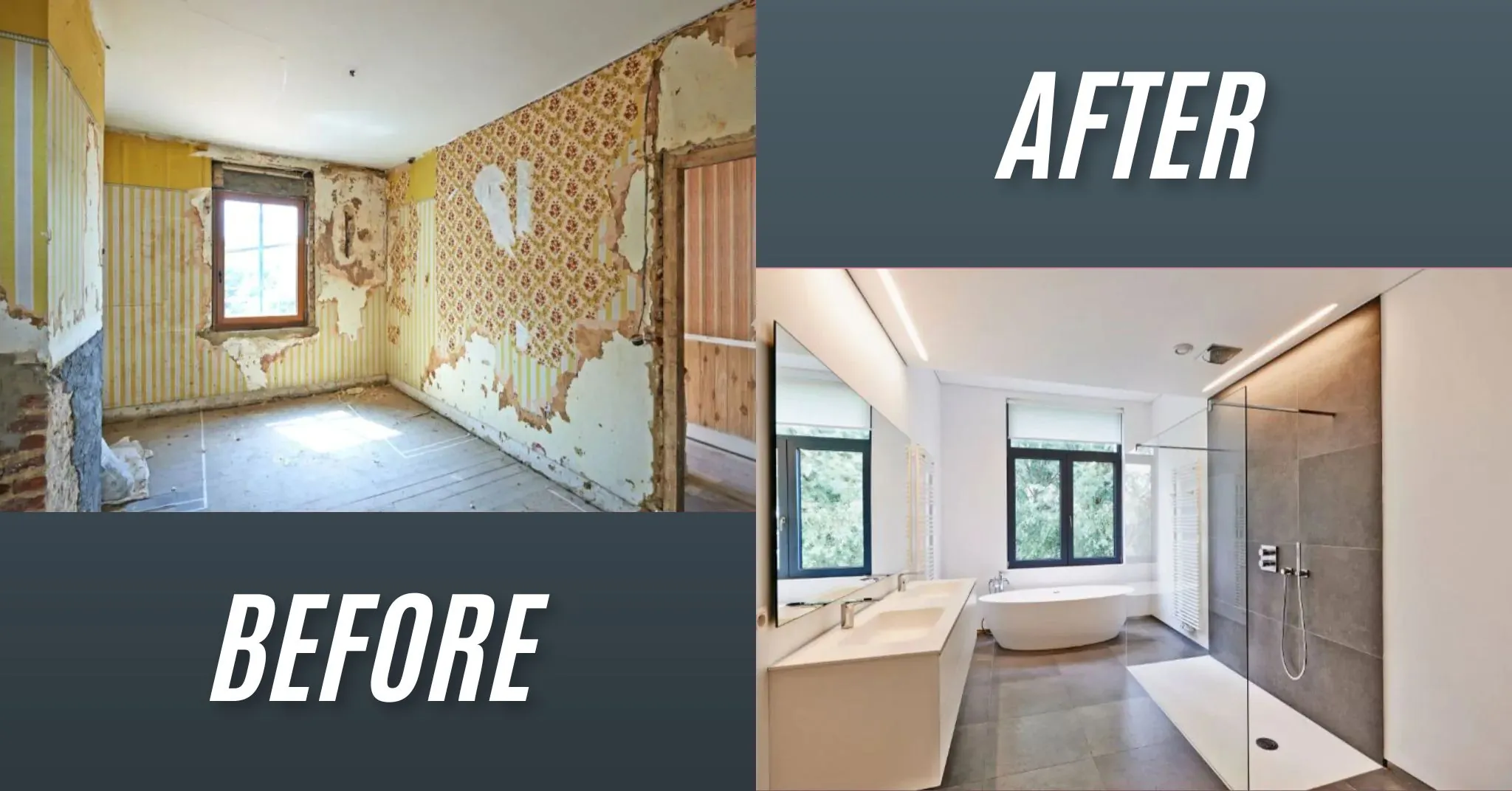 Bathroom Remodeling Services Before and After - Dogwood Remodeling Fairfield County