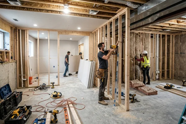 Whole-home renovation work being done on a local home.